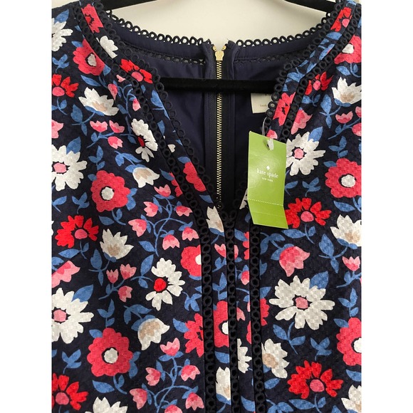 SOLD! Kate Spade NWT Daisy Jacquard Floral Embroidered Sleeveless Sheath Dress - Picture 6 of 12